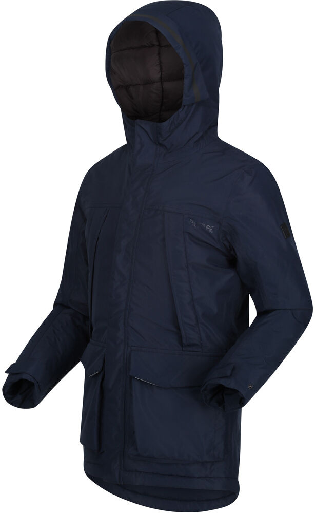 Regatta paddrick parka chaqueta impermeable niño Marino (3-4)