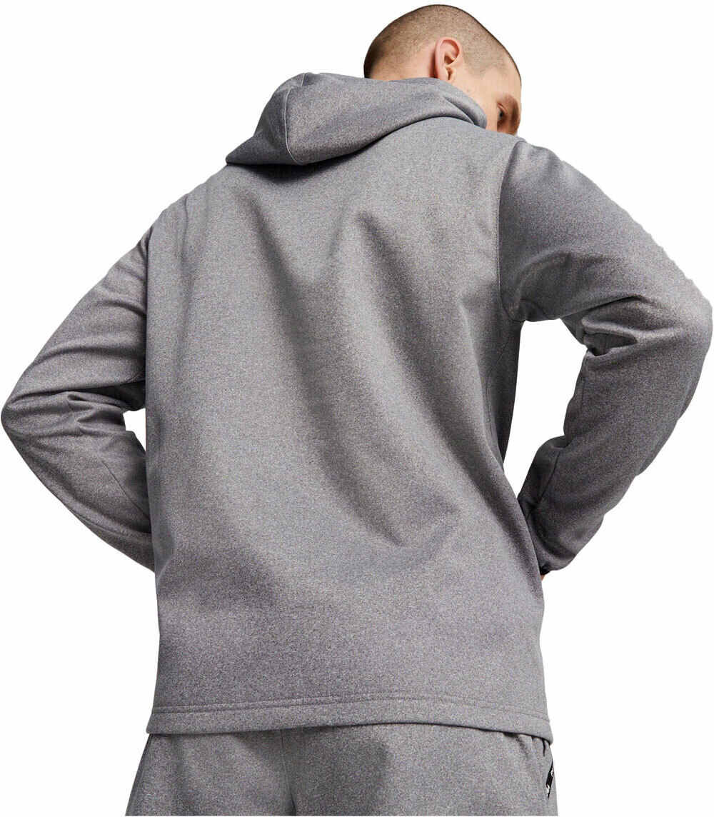 Puma fit taped powerfleece sudaderas deportivas hombre Gris (S)