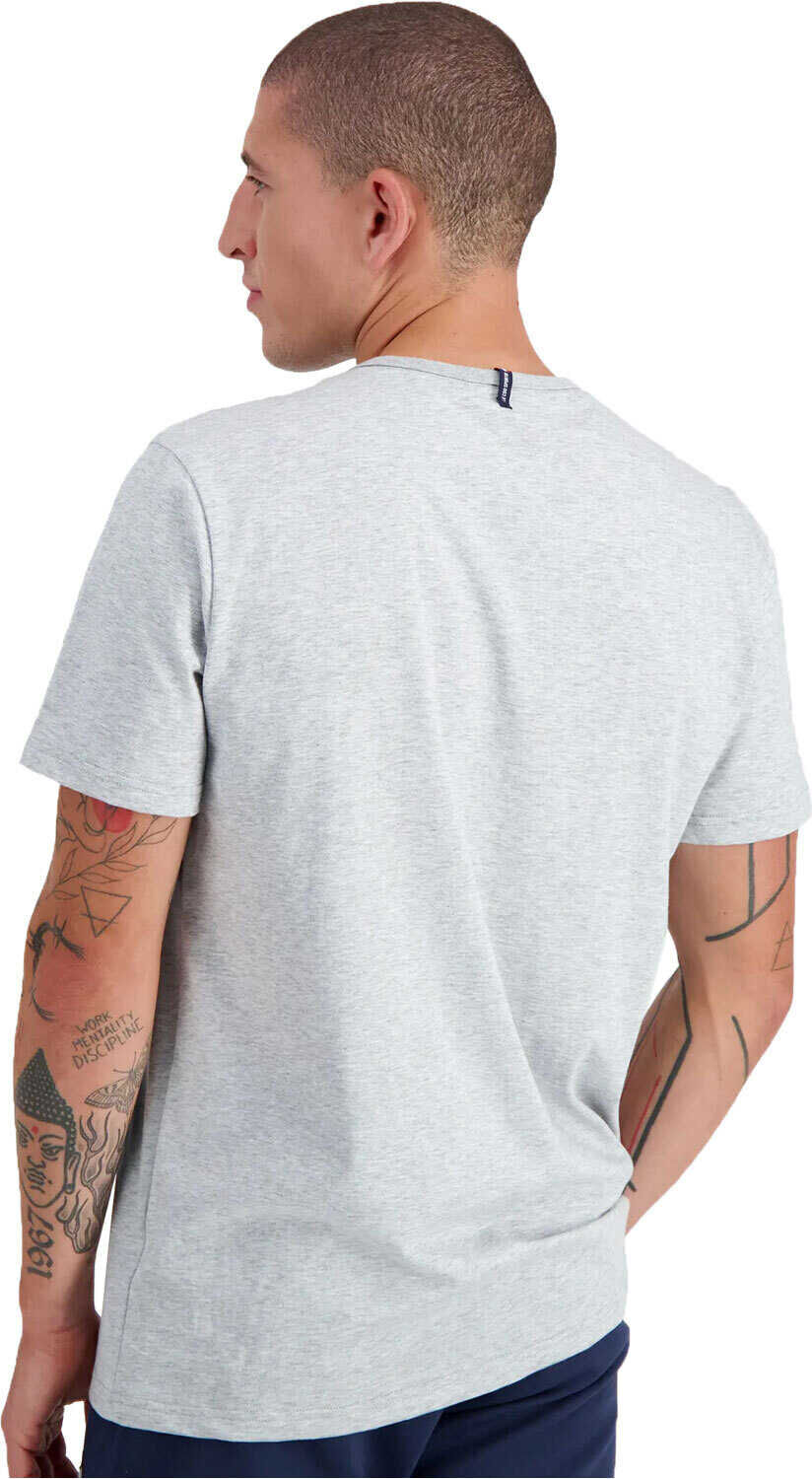 Le Coq Sportif ess tee ss n4 m camiseta manga corta hombre Gris