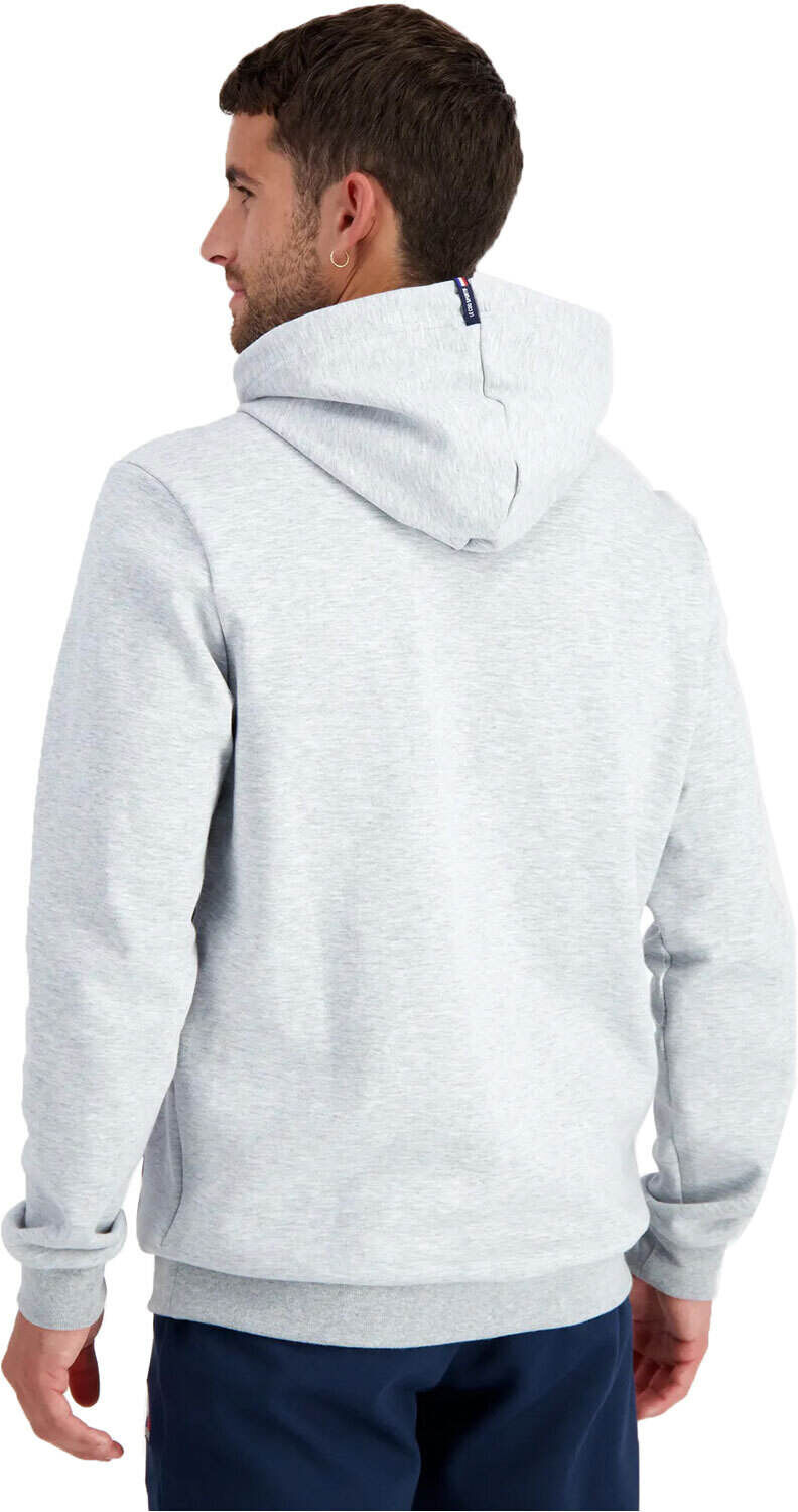 Le Coq Sportif ess hoody n2 m sudadera hombre Gris (XXL)