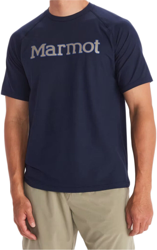 Marmot windridge camiseta montaña manga corta hombre Marino (L)