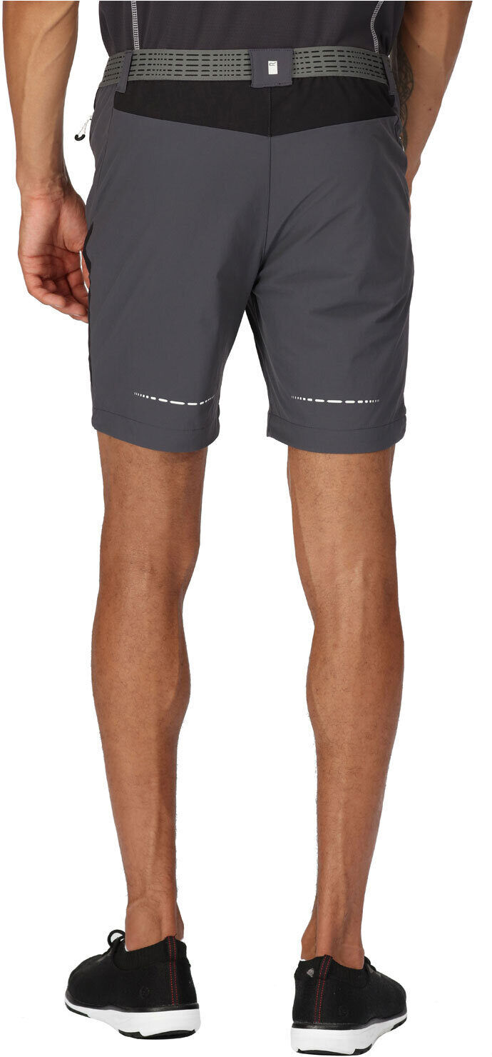 Regatta mountain shorts ii pantalón corto montaña hombre Gris (32)