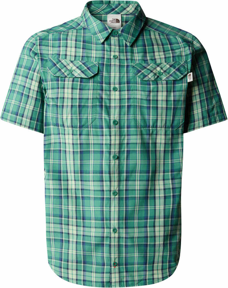 The North Face pine knot camisa montaña manga corta hombre Verde (S)