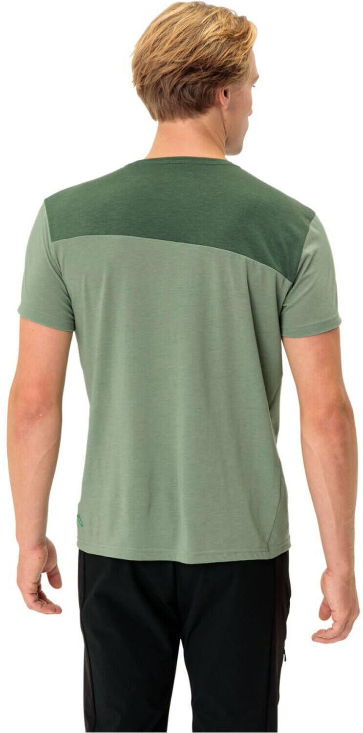 Vaude sveit shirt camiseta montaña manga corta hombre Verde (L)