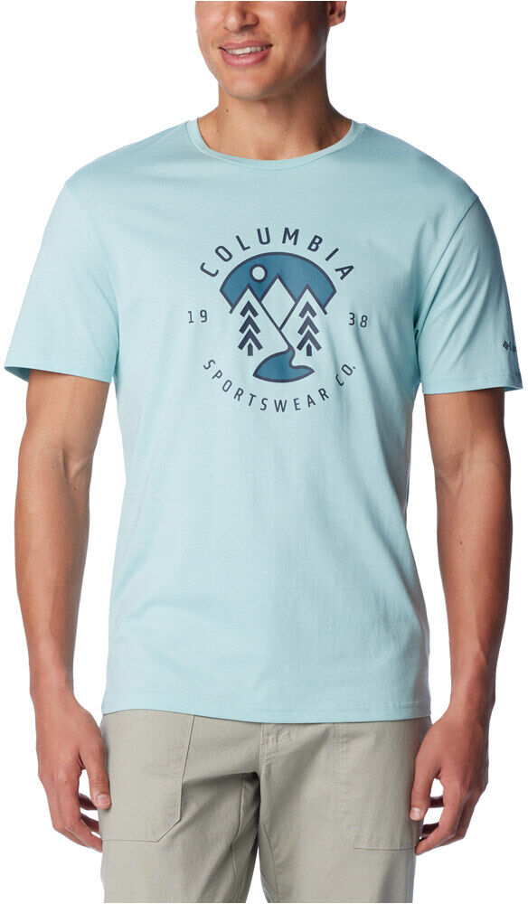 Columbia rapid ridge camiseta montaña manga corta hombre Blanco (L)