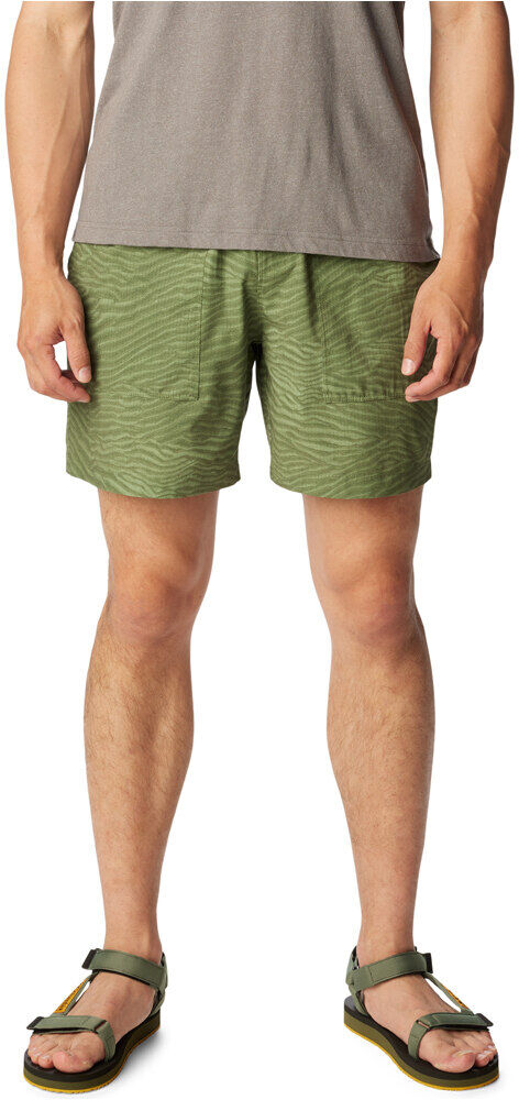 Columbia black mesa pantalón corto montaña hombre Verde (XL)