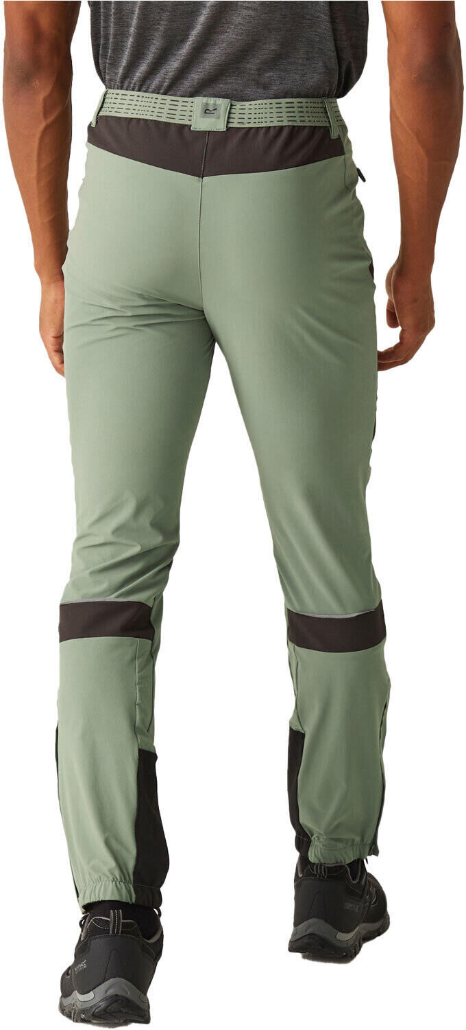 Regatta mountain iii pantalón montaña hombre Verde (36)