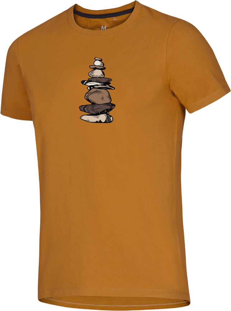 Ocun classic t stoneman camiseta montaña manga corta hombre Marron (L)