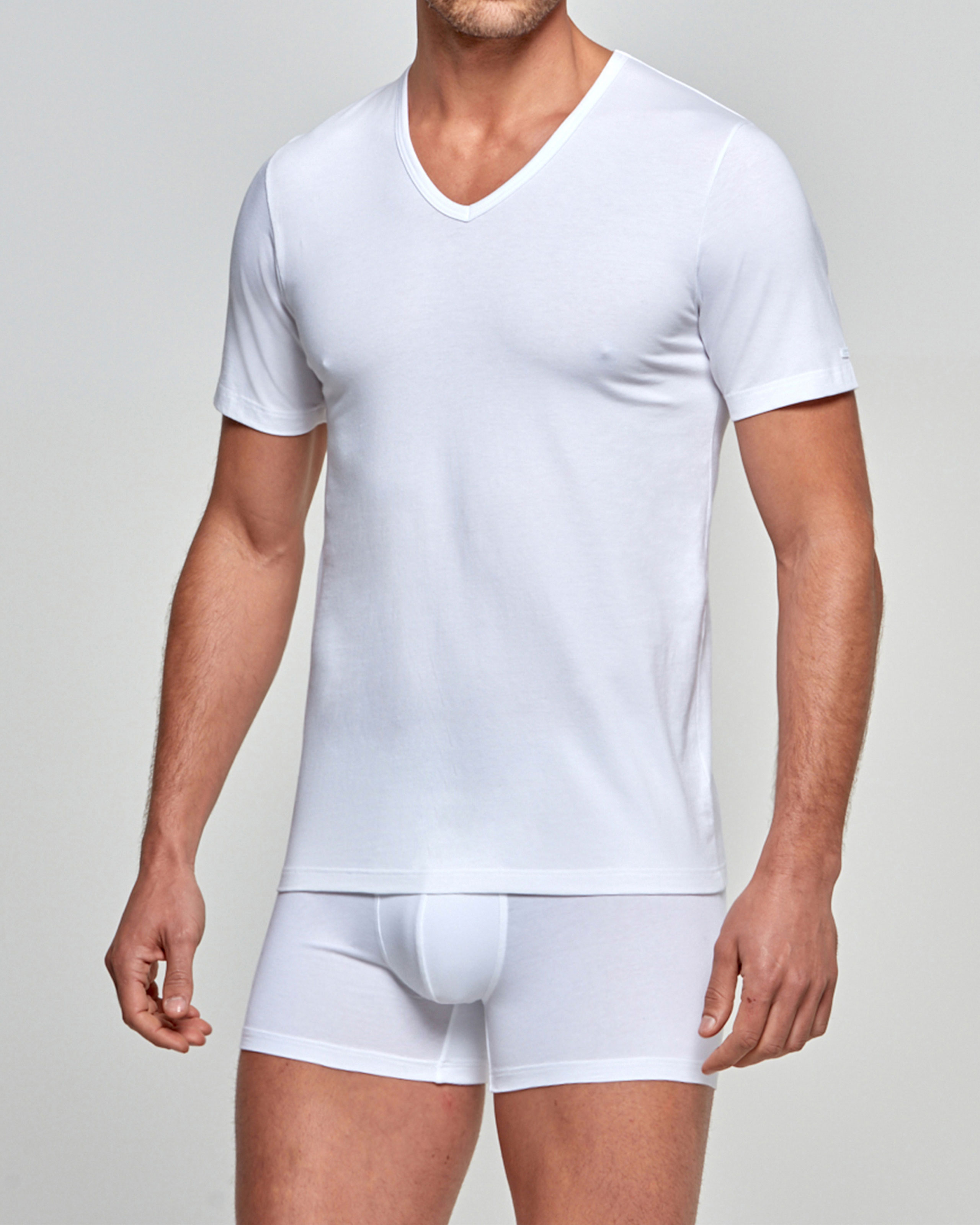 IMPETUS T-shirt de hombre Cotton Stretch BLANCO