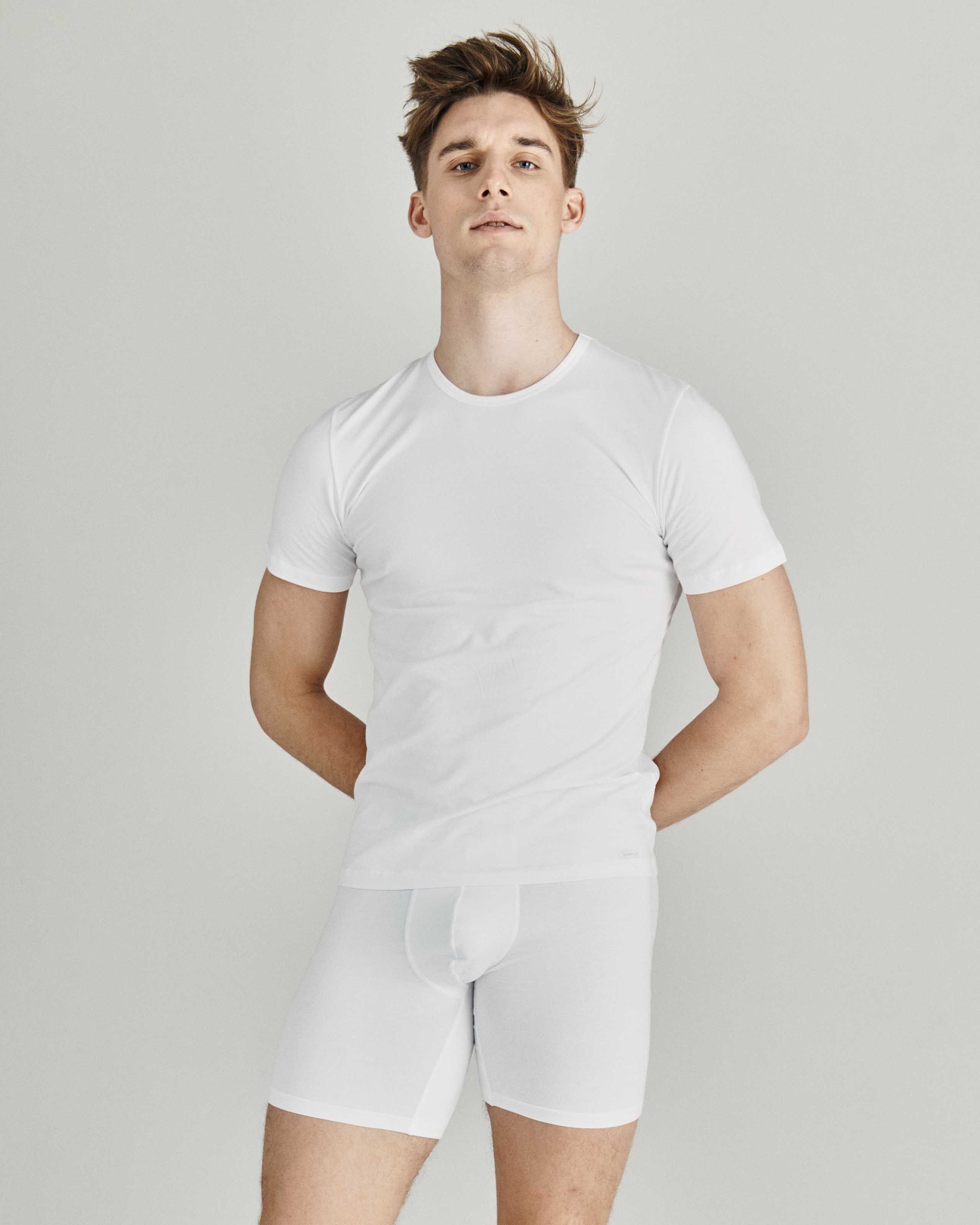 IMPETUS T-shirt de hombre Cotton Stretch BLANCO