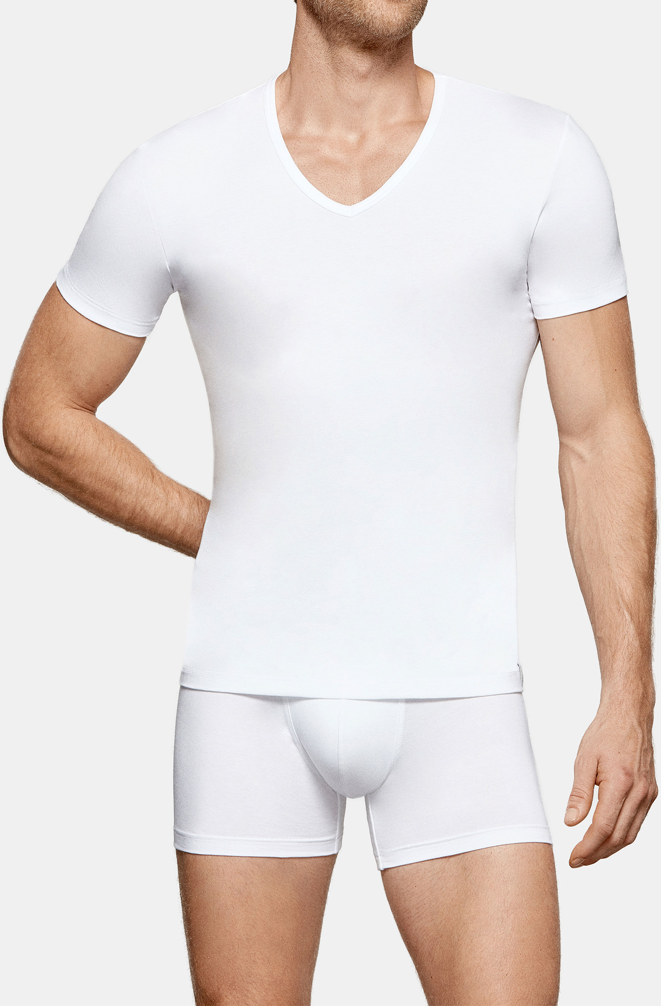 IMPETUS T-shirt de hombre Cotton Modal BLANCO