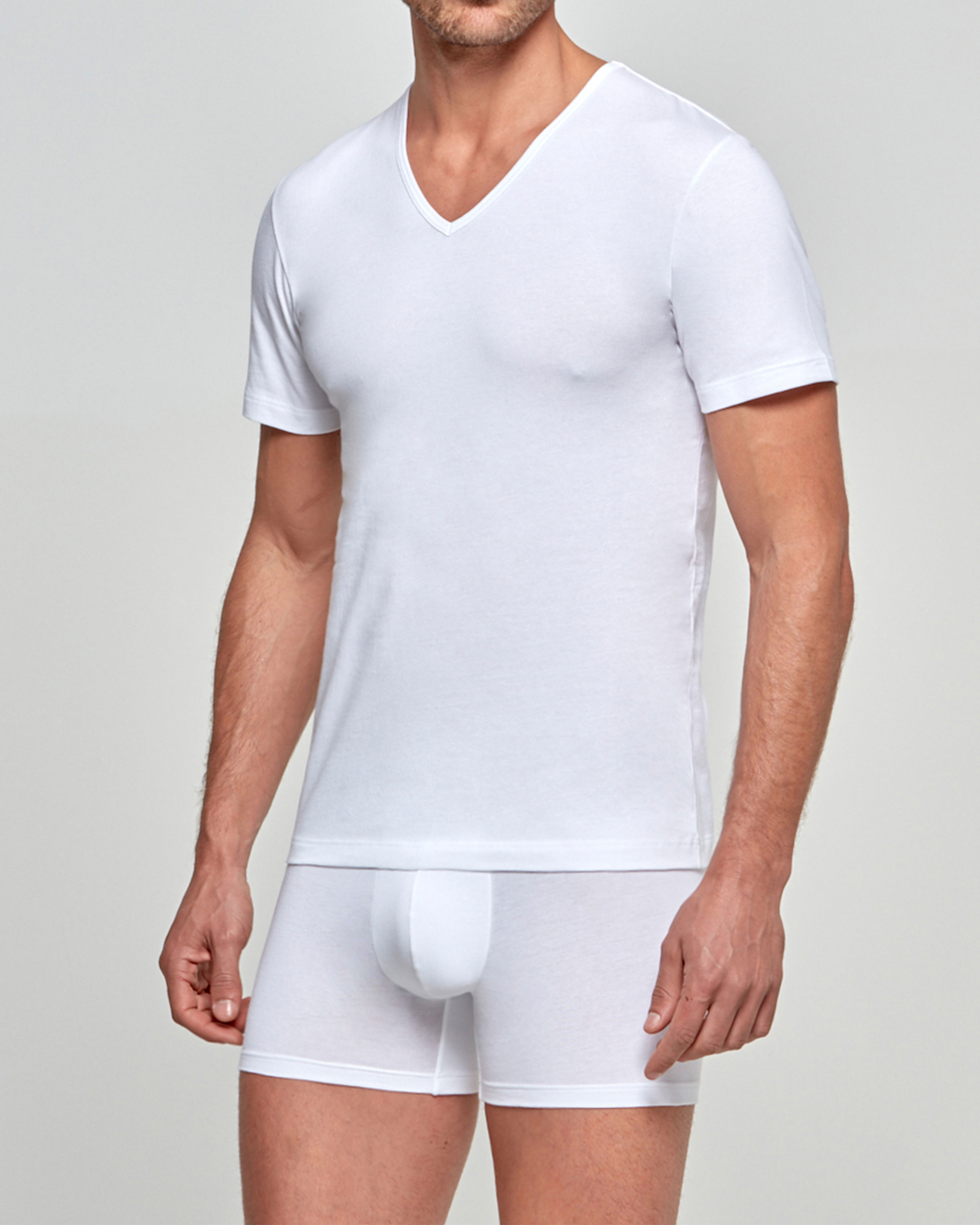 IMPETUS T-shirt de hombre Bio Cotton Blanco (L)