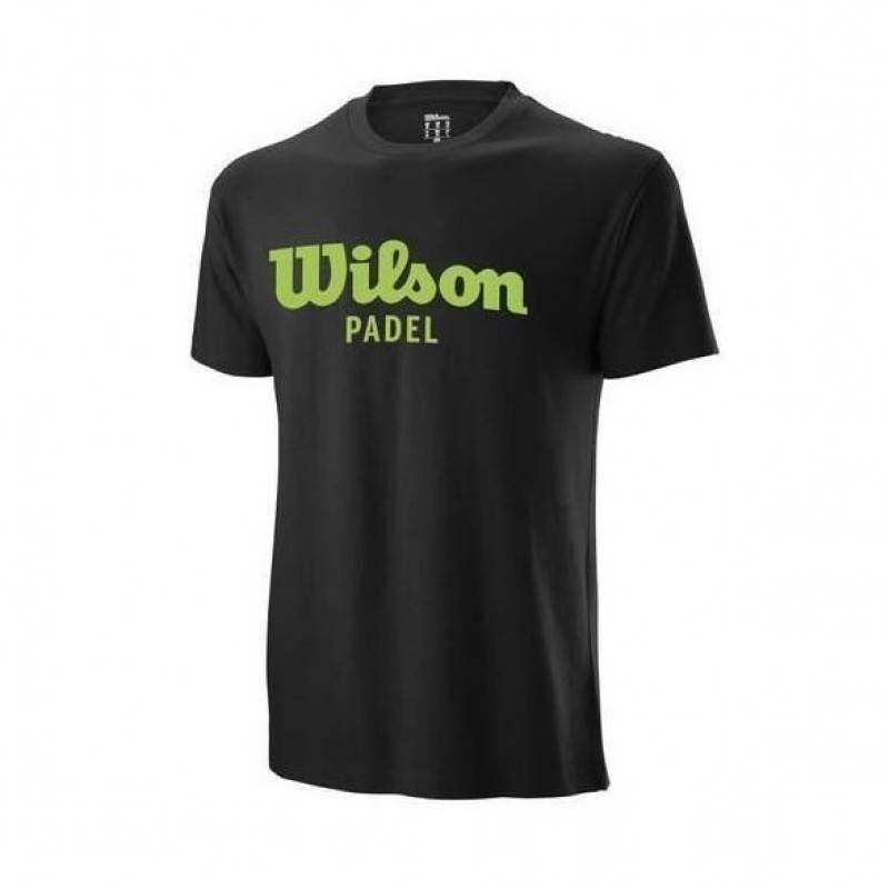 Camiseta Algodon Wilson Tee Padel II Negro -  -M