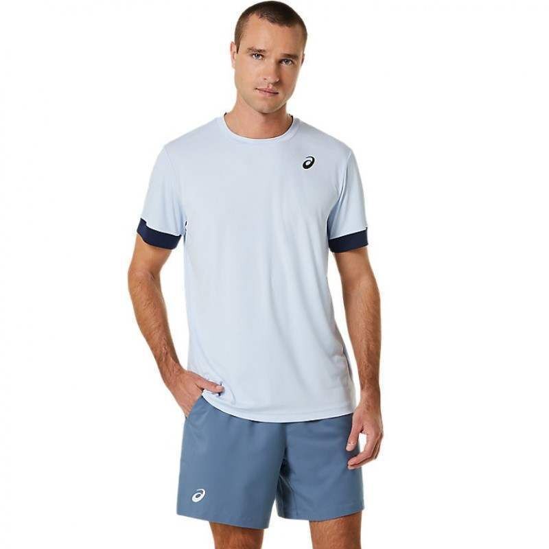 Camiseta Asics Court SS Top Azul Cielo -  -S