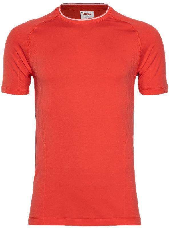 Camiseta Wilson Team Seamless Crew Rojo -  -M