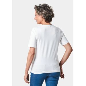 Goldner Fashion Perus-T-paita puhdasta puuvillaa - weiß - Gr. 50  Damen