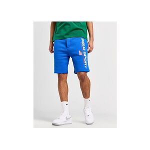 Polo Ralph Lauren Large Logo Fleece Shorts - Mens, Blue  - Blue - Size: Small