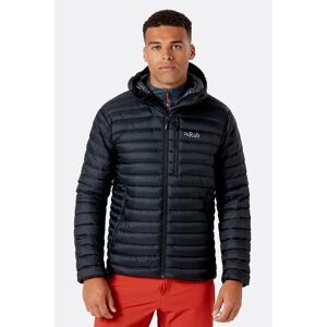 Rab Miesten Microlight Alpine untuvatakki - Kierrätetty nylon & untuva  - Black - male - Size: M