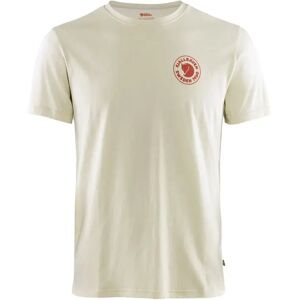 Fjällräven M's 1960 Logo T-paita - Orgaaninen puuvilla & kierrätetty polyesteri  - Chalk White - male - Size: S