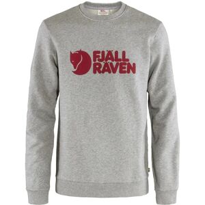 Miesten Fjällräven Logo -huppari - 100% luomupuuvillaa  - Grey Melange - male - Size: XL