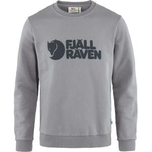 Miesten Fjällräven Logo -huppari - 100% luomupuuvillaa  - Flint Grey - male - Size: S