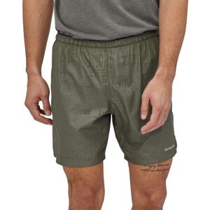 Patagonia Miesten Strider Running Shortsit  - Southern Soul Emboss: Industrial Green - male - Size: S