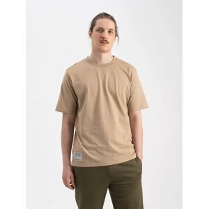 Pure Waste Unisex Loose Fit T-paita - kierrätettyä puuvillaa ja kierrä  - Sand - male - Size: S