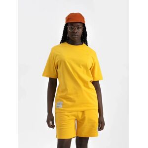 Pure Waste Unisex Loose Fit T-paita - kierrätettyä puuvillaa ja kierrä  - Yellow - male - Size: XXL