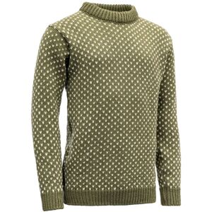 Devold Unisex Nordsjo Crew Neck Villapaita  - Olive - male - Size: M