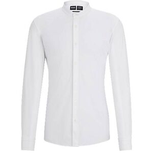 Boss Slim-fit shirt in performance-stretch jersey