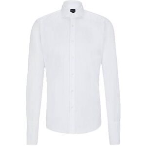 Boss Regular-fit shirt in stretch-cotton twill