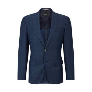 Boss Slim-fit jacket in virgin-wool twill