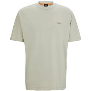 Boss Relaxed-fit T-shirt in pure cotton with embroidered logo