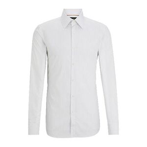 Boss Slim-fit shirt in striped cotton