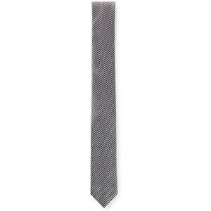 HUGO Diagonal-stripe tie in silk jacquard