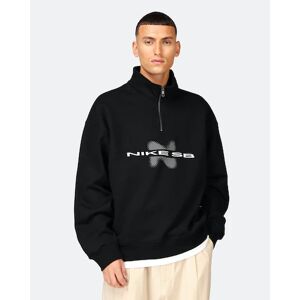 Nike SB Half-Zip Sweatshirt - Musta - Male - XL