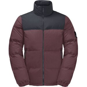 Jack Wolfskin Men's Alex Down Jacket - Tummanpunainen - M