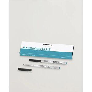 Montblanc 2 Ballpoint Pen Refills Barbados Blue - Musta - Size: One size - Gender: men