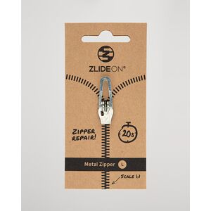 ZlideOn Normal Metal Zipper Silver L - Sininen - Size: 46 52 54 - Gender: men