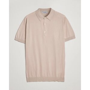 John Smedley Adrian Slim Fit Sea Island Polo Almond - Sininen - Size: S M L XL - Gender: men