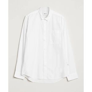 NN07 Arne Tencel Shirt White - Musta - Size: S M XL XXL - Gender: men