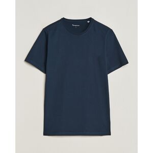 KnowledgeCotton Apparel Agnar Basic T-Shirt Total Eclipse - Valkoinen - Size: 39-42 43-46 - Gender: men