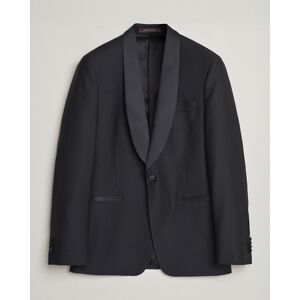 Oscar Jacobson Figaro Wool Tuxedo Blazer Black - Vihreä - Size: S M L XL - Gender: men