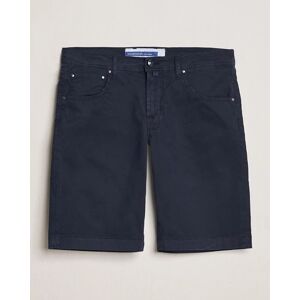 Jacob Cohën Nicolas Cotton Gabardine Shorts Navy - Ruskea - Size: S M L XL - Gender: men