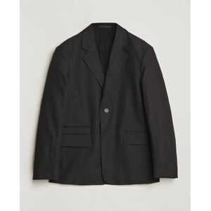 Lanvin Deconstructed Cotton/Linen Blazer Black - Vihreä - Size: S M L - Gender: men