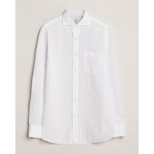 Finamore Napoli Gaeta Linen Pocket Shirt White - Ruskea - Size: 46 48 50 52 54 - Gender: men