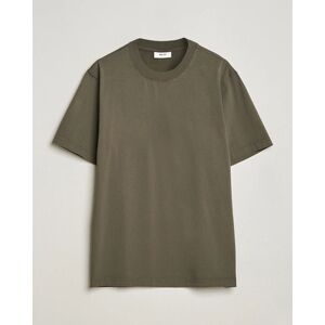 NN07 Adam Pima Crew Neck T-Shirt Capers Green - Sininen - Size: W30 W31 W32 W33 W34 W36 W38 - Gender: men