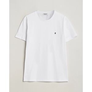 Dondup Logo Crew Neck T-Shirt White - Harmaa - Size: W29 W30 W32 W33 W34 W36 W38 - Gender: men