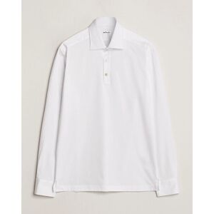 Kiton Popover Shirt White - Sininen - Size: W29L30 W34L30 W29L32 W32L32 W33L32 W34L32 W36L32 W31L34 W32L34 W33L34 - Gender: men