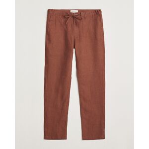 Gant Relaxed Linen Drawstring Pants Cognac Brown - Vihreä - Size: S M L XL XXL - Gender: men